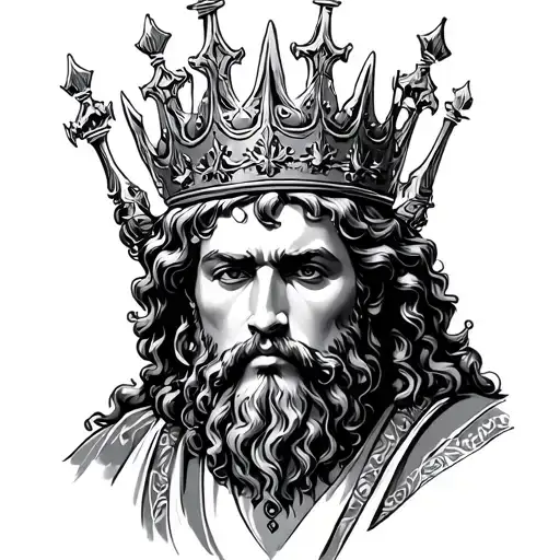 king david tattoo design idea