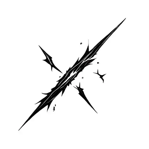 obsidian spikes from mtg eldrazi kozilek and it that betrays floating tattoo design idea