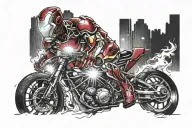 ironman triathlon tattoo design idea