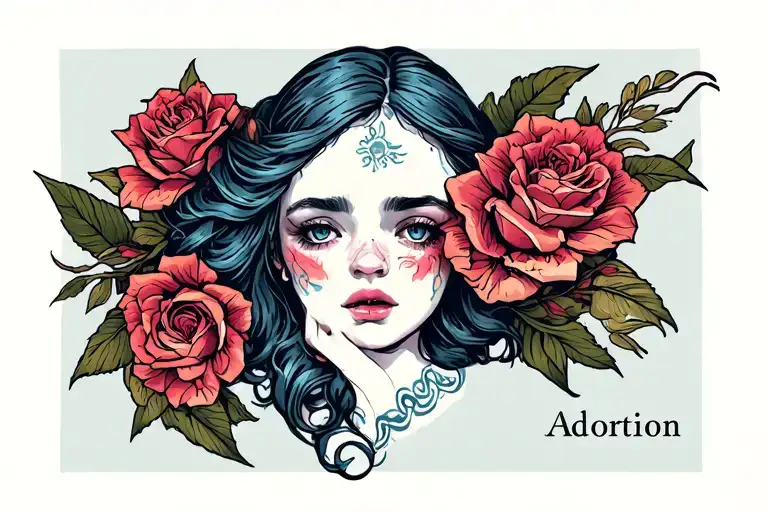 abortion tattoo design idea