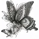 butterfly effect tattoo design idea