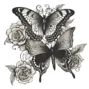 butterfly effect tattoo design idea
