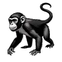 Chinese Monkey tattoo design idea