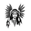 Choctaw tattoo design idea
