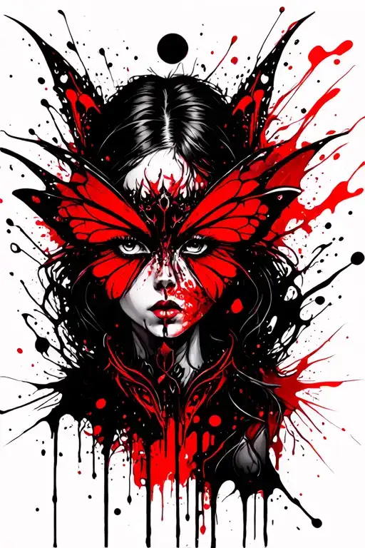 Evil Fairy tattoo design idea