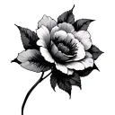 ken kaneki hand flower tattoo design idea