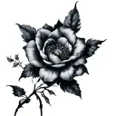 ken kaneki hand flower tattoo design idea