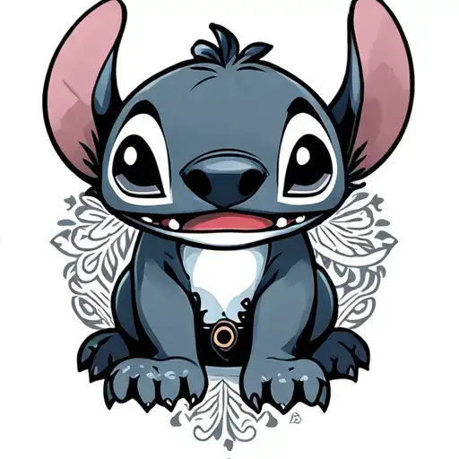 Stitch tattoo design idea