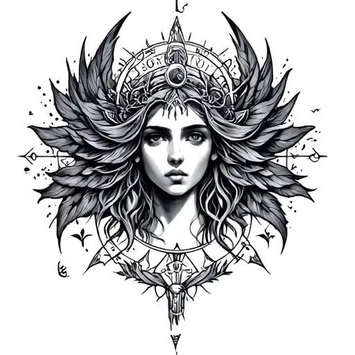zodiac aires virgo libra zodiac sign tattoo design idea