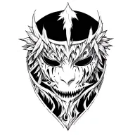 Ichigo Hollow Mask tattoo design idea
