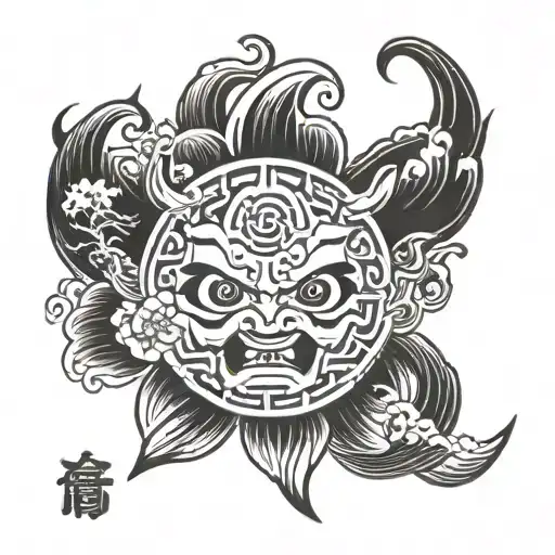 nipple tattoo design idea