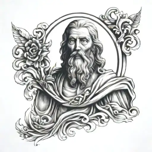 Saint Jude Thaddeus tattoo design idea