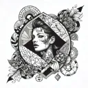 Ideas for a three-quarter sleeve on the upper arm up until half of the forearm done in patchwork style with some negativ tattoo design idea