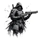 Destiny 2 hunter tattoo design idea