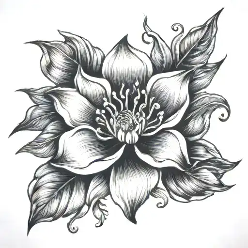belladonna flower hand tattoo design tattoo design idea