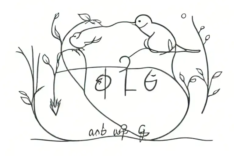 "and if you go, I wanna go with you" "and if you die, I wanna die with you" tattoo design idea