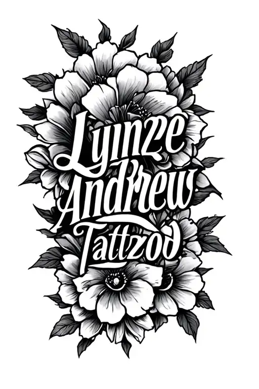 "Lynzee Andrew" Lynzee Andrew name tattoo tattoo design idea