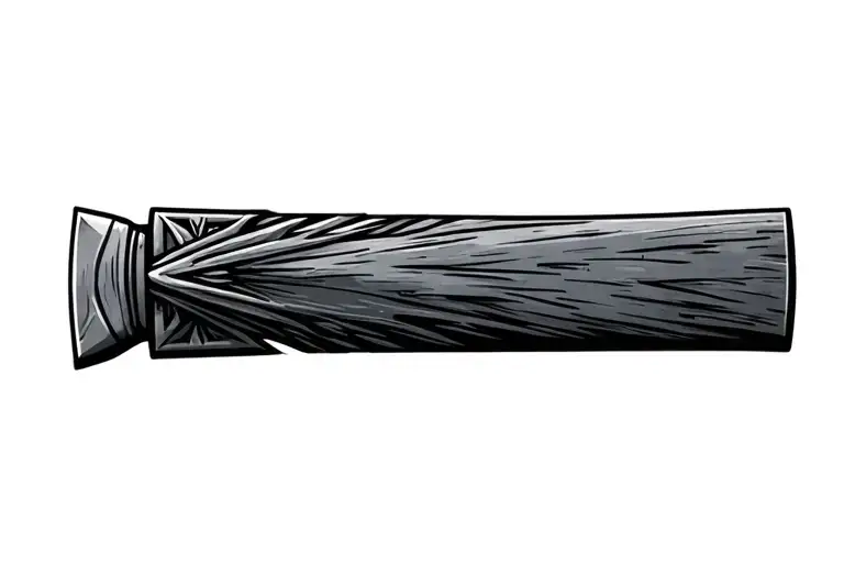 Tomahawk axe tattoo design idea