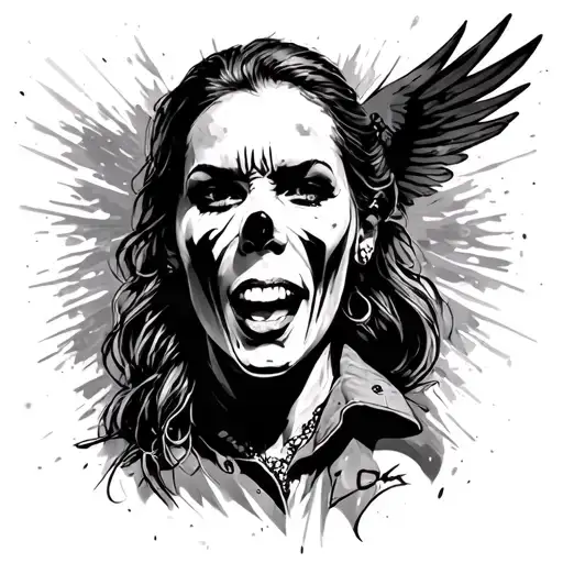 A rebel like the revolution ... free as its voice tattoo design idea