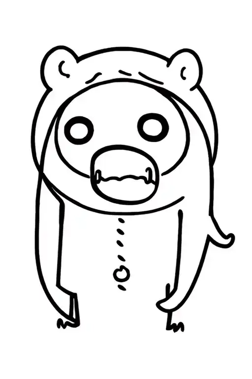 adventure time tattoo design idea