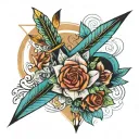 arrow 224 MMXV tattoo design idea