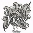 Vijay name written tattoo design idea