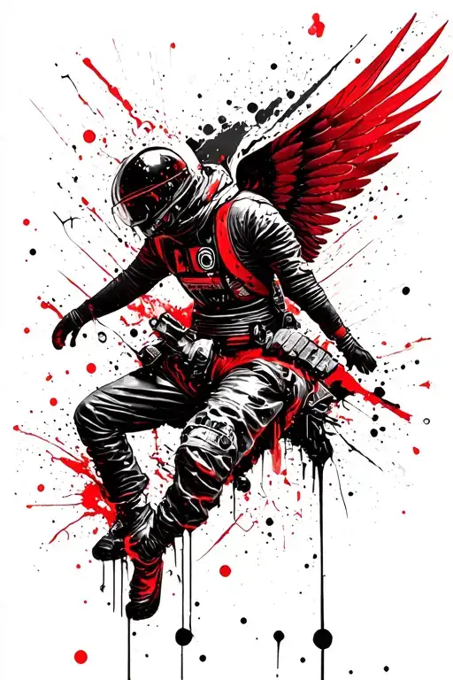 space, sleep token, falling in reverse, icarus tattoo design idea