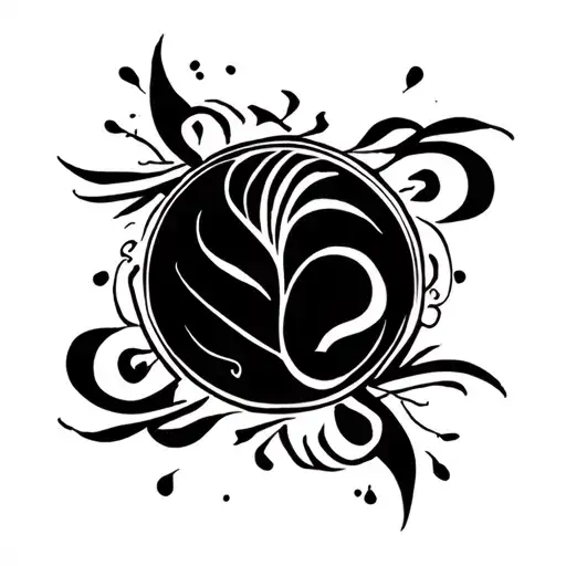 надпись young forever tattoo design idea