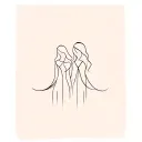 three sisters tattoo design idea