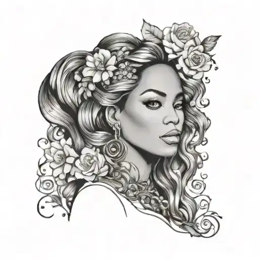 Beyonce lyrics  tattoo design idea