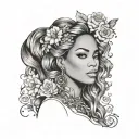 Beyonce lyrics  tattoo design idea