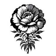 Filler Floral tattoo design idea