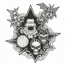 sum 41 tattoo design idea