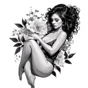 Prostitute tattoo design idea