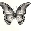 hearts aries virgo pisces butterfly tattoo design idea