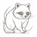 Tanuki tattoo design idea