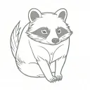 Tanuki tattoo design idea
