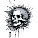 Beautiful Disaster tattoo design idea