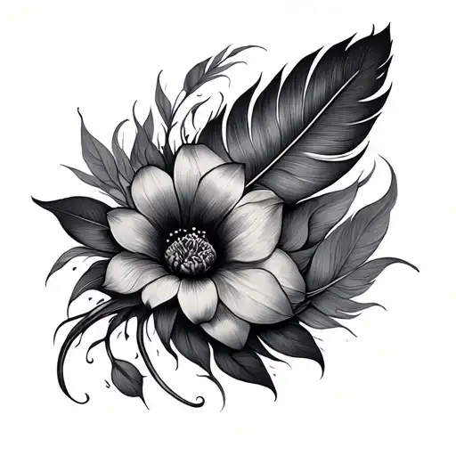 Plumearia tattoo design idea