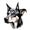 Kelpie tattoo design idea