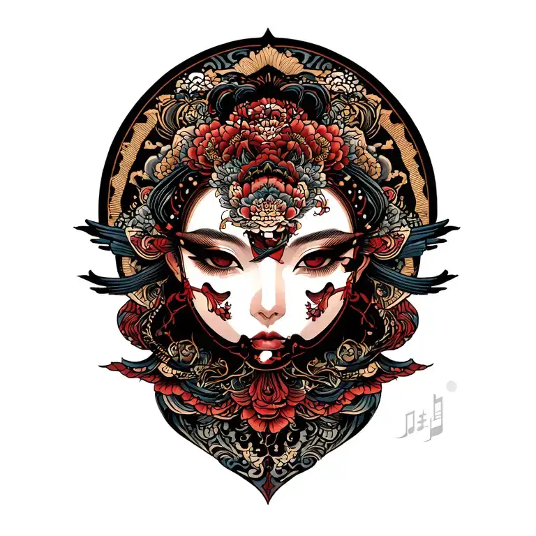 music tattoo design idea