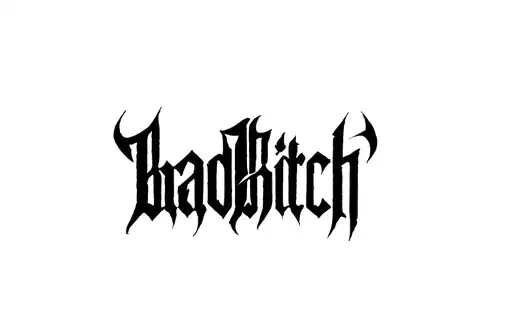 "BAD BITCH" tattoo design idea