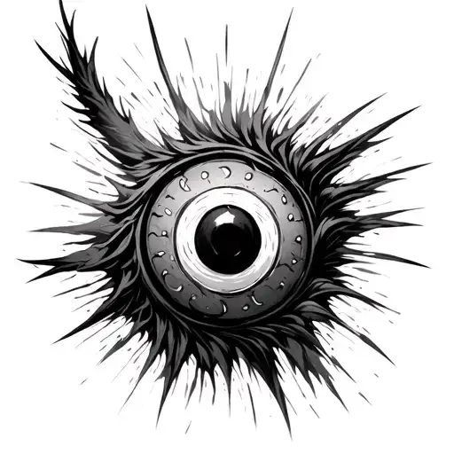 Obito uchia rinnegan and kamui  tattoo design idea