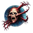 Eldrich cosmic horror tattoo design idea