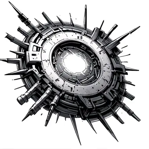 Arc Reactor tattoo design idea