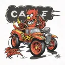 lightning mcqueen tattoo design idea