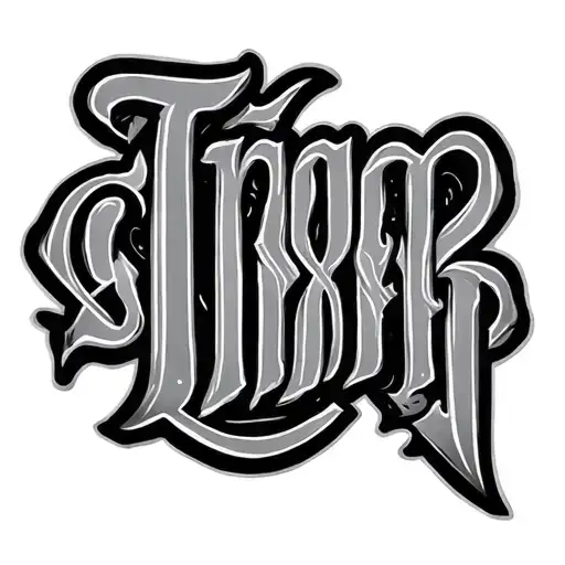 Two Word Ambigram Generator tattoo design idea