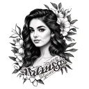 Arkansas, May 9, Audrey name tattoo design idea