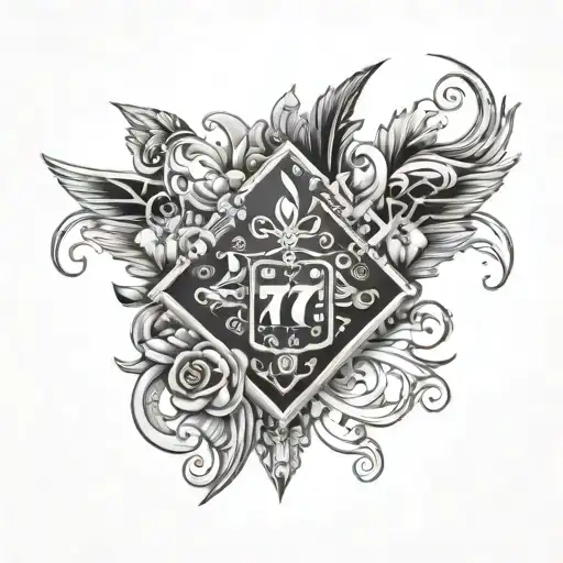 777 Casino tattoo design idea