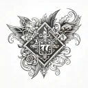 777 Casino tattoo design idea